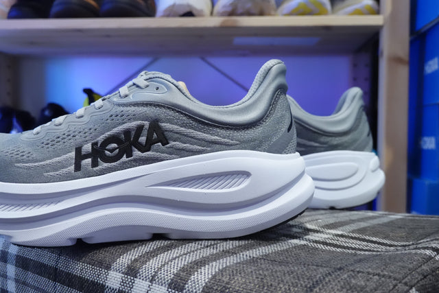 Hoka Bondi 9 - Galactic Grey/Stellar Grey-Preorder Item-Navy Selected Shop