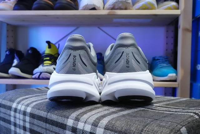 Hoka Bondi 9 - Galactic Grey/Stellar Grey-Preorder Item-Navy Selected Shop