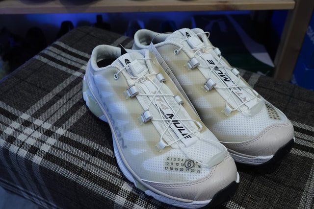 MM6 Maison Margiela x Salomon Lab XT-4 Mule 2 - White/Green Hazel/Silver Cloud-Preorder Item-Navy Selected Shop