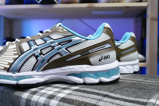 Asics Gel-Kayano 12.1 - Cream/Stillwater-Preorder Item-Navy Selected Shop