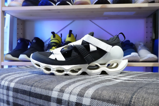Mizuno Wave Prophecy Strap - Black/Mizuno Snow White-Preorder Item-Navy Selected Shop