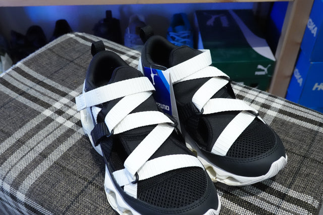 Mizuno Wave Prophecy Strap - Black/Mizuno Snow White-Preorder Item-Navy Selected Shop