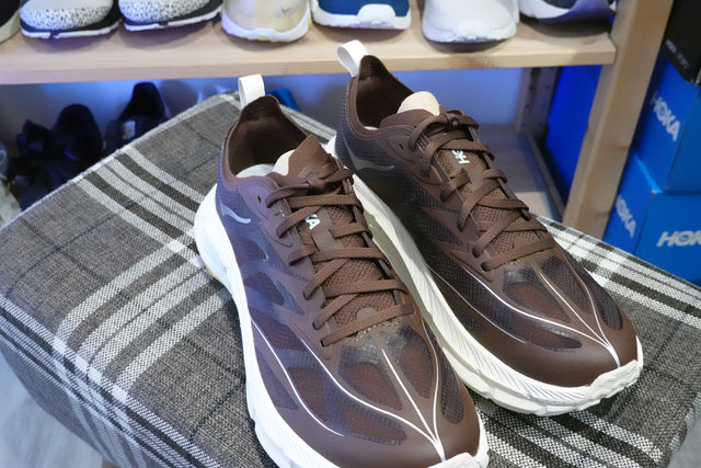 Hoka Mafate Speed 4 Lite - Cold Brew/Oat Milk-Sneakers-Navy Selected Shop