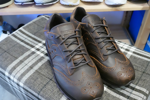 Engineered Garments x Saucony Shadow Original Wingtip - Brown-Preorder Item-Navy Selected Shop