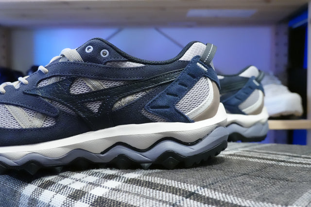 Mizuno Wave Mujin TL Suede - Opal Gray/Salute/Odyssey Gray-Preorder Item-Navy Selected Shop