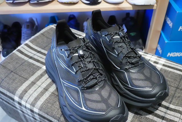 Hoka Stinson One7 - Black/Silver-Preorder Item-Navy Selected Shop
