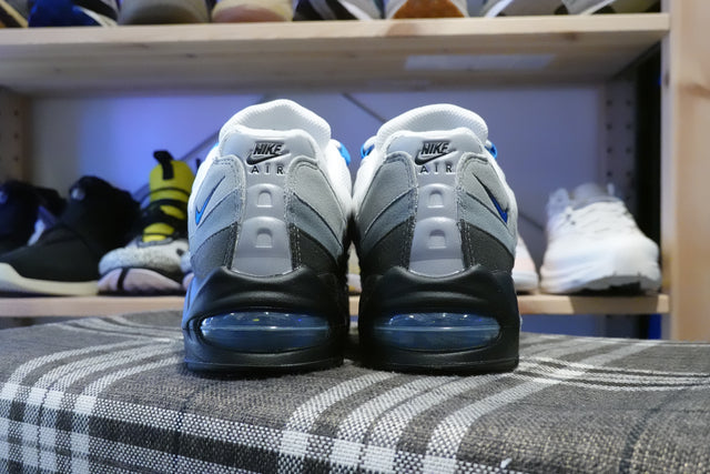 Nike Air Max 95 OG - White/Blue Spark/Black/Neutral Grey/Medium Grey-Sneakers-Navy Selected Shop