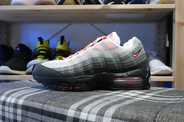 Nike Air Max 95 "Big Bubble" - Black/Medium Ash/Dark Pewter/Solar Red-Preorder Item-Navy Selected Shop