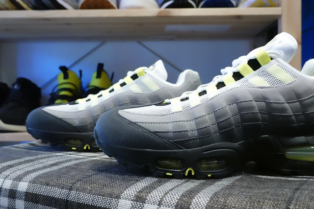 Nike Air Max 95 OG - Black/Neon Yellow/Cool Grey-Sneakers-Navy Selected Shop