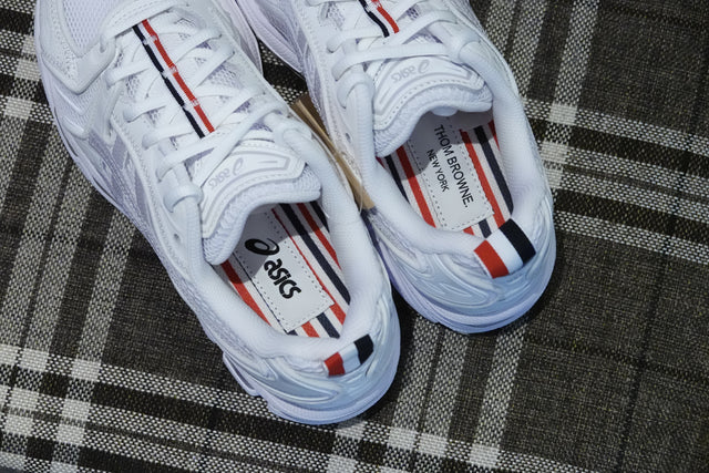 Thom Browne x Asics Gel Kayano 14 - White/White-Preorder Item-Navy Selected Shop