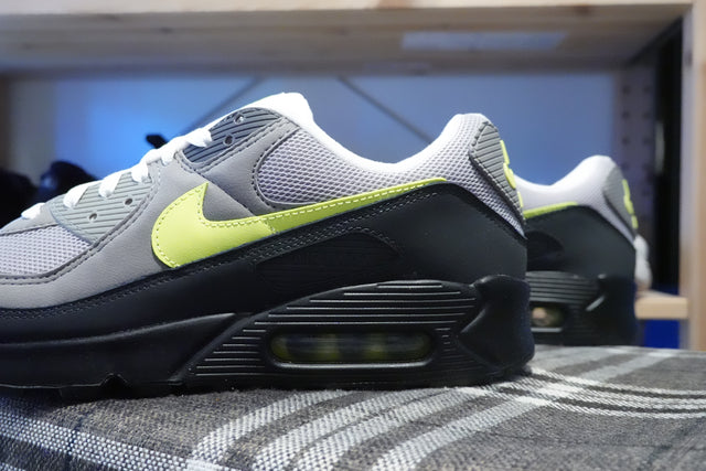 Nike Air Max 90 - Black/Anthracite/Light Charcoal/Neon Yellow-Preorder Item-Navy Selected Shop