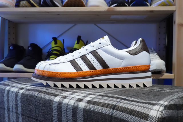 CLOT x Adidas Superstar by Edison Chen - Footwear White/Coffee/Uniora-Preorder Item-Navy Selected Shop