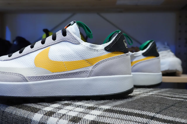 Tom Sachs x NikeCraft General Purpose Shoe “Bricolage” - Summit White/Birch/Pine Green/University Gold-Preorder Item-Navy Selected Shop