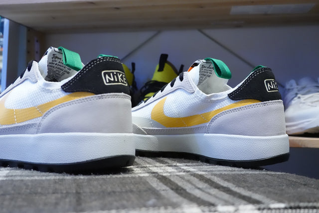 Tom Sachs x NikeCraft General Purpose Shoe “Bricolage” - Summit White/Birch/Pine Green/University Gold-Preorder Item-Navy Selected Shop