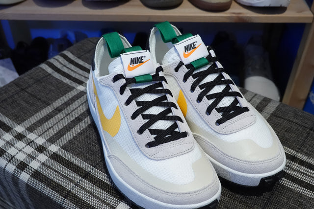 Tom Sachs x NikeCraft General Purpose Shoe “Bricolage” - Summit White/Birch/Pine Green/University Gold-Preorder Item-Navy Selected Shop