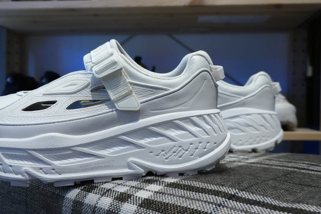Hoka Stinson Breeze - Frost/Grout-Preorder Item-Navy Selected Shop