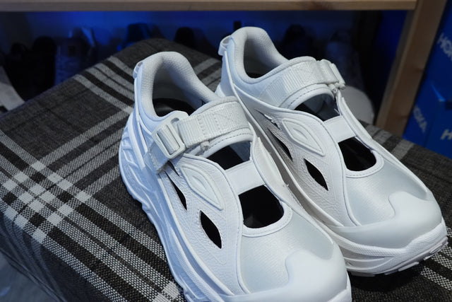 Hoka Stinson Breeze - Frost/Grout-Preorder Item-Navy Selected Shop