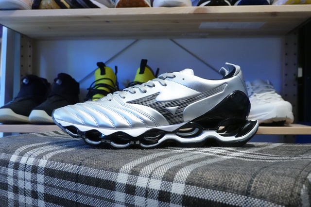 Mizuno Wave Prophecy Morelia Neo - Silver/Black-Preorder Item-Navy Selected Shop