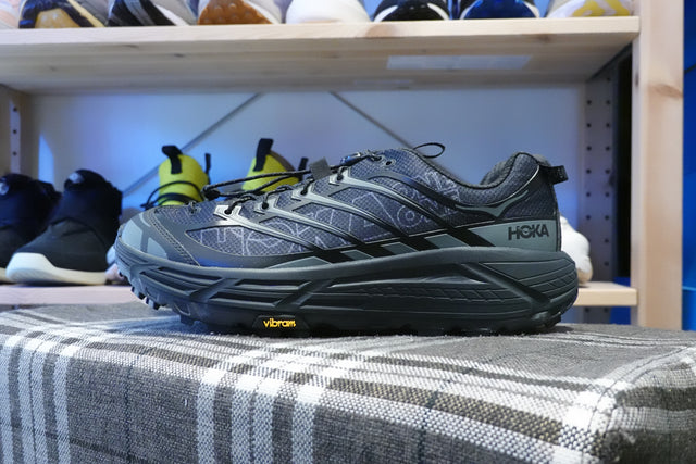 Hoka Mafate Three 2 Wordmark - Black/Outer Orbit-Preorder Item-Navy Selected Shop