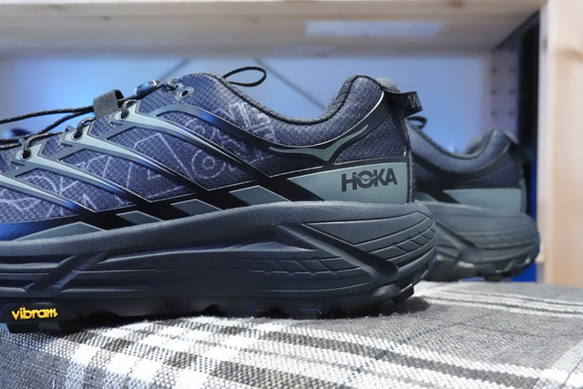 Hoka Mafate Three 2 Wordmark - Black/Outer Orbit-Preorder Item-Navy Selected Shop