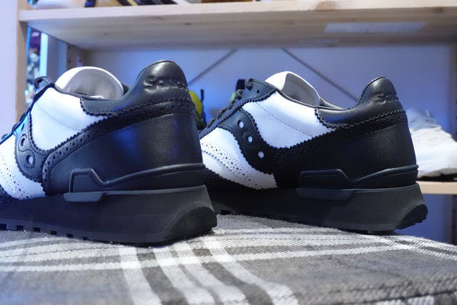 Engineered Garments x Saucony Shadow Original Wingtip - Black/White-Preorder Item-Navy Selected Shop