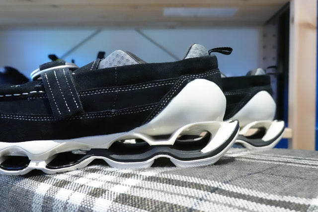 Setsumasa Kobayashi x Mizuno Wave Prophecy Ring Moc - Black/Quiet Shade-Sneakers-Navy Selected Shop