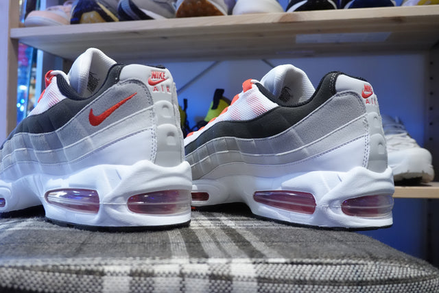 Nike Air Max 95 Big Bubble Premium - White/Comet Red/Neutral Grey/Medium Grey-Preorder Item-Navy Selected Shop