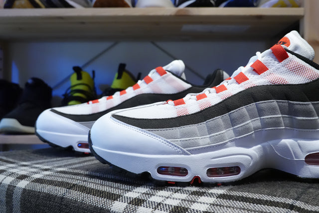 Nike Air Max 95 Big Bubble Premium - White/Comet Red/Neutral Grey/Medium Grey-Preorder Item-Navy Selected Shop
