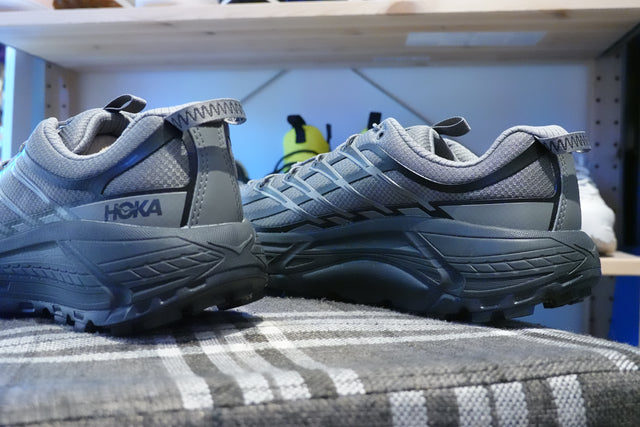 Hoka Mafate Three 2 - Gravel/Carbon Black-Preorder Item-Navy Selected Shop