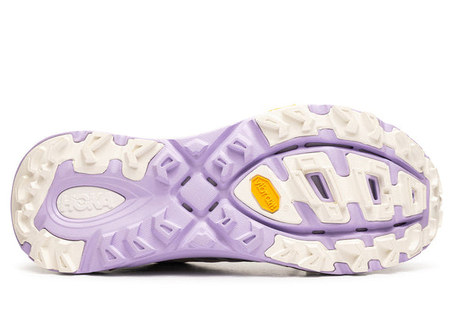 Hoka Mafate Three 2 Wordmark - Alabaster/Iris Flower-Preorder Item-Navy Selected Shop