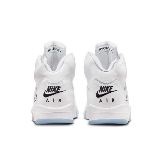 Nike Air Jordan 5 Retro - White/Black/Metallic Silver-Preorder Item-Navy Selected Shop