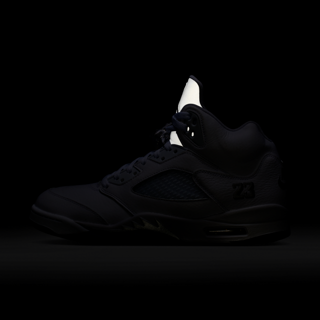 Nike Air Jordan 5 Retro - White/Black/Metallic Silver-Preorder Item-Navy Selected Shop