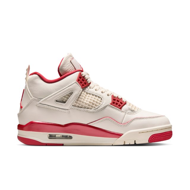 Nike WMNS Air Jordan 4 Retro - Pale Ivory/Sierra Red/Tough Red-Preorder Item-Navy Selected Shop