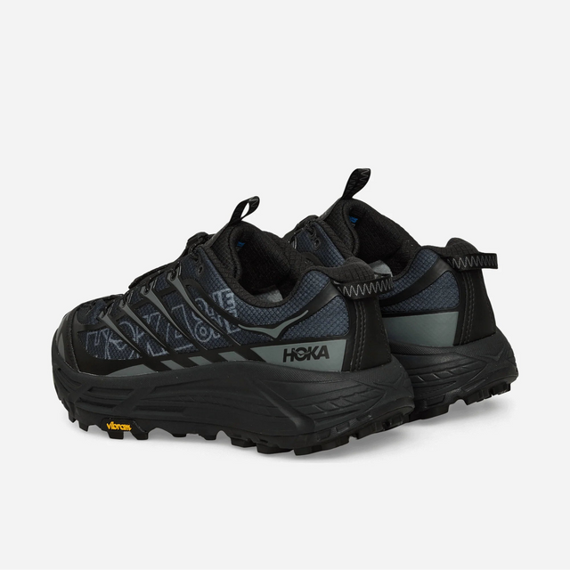 Hoka Mafate Three 2 Wordmark - Black/Outer Orbit-Preorder Item-Navy Selected Shop