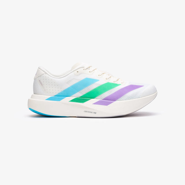 Sneakersnstuff x adidas Adizero Evo SL "Speed is Not a Sport" - Off White/Green/Lucid Aquamarine