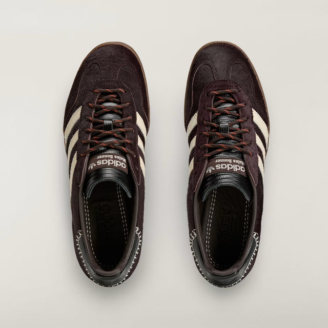 Wales Bonner x adidas Gazelle Pony - Aurora Coffee/Wonder White/Core Black-Preorder Item-Navy Selected Shop