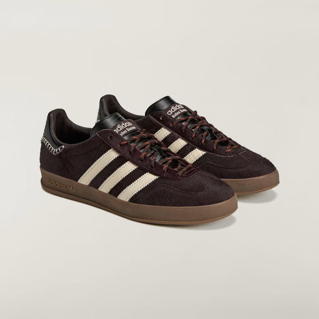 Wales Bonner x adidas Gazelle Pony - Aurora Coffee/Wonder White/Core Black-Preorder Item-Navy Selected Shop