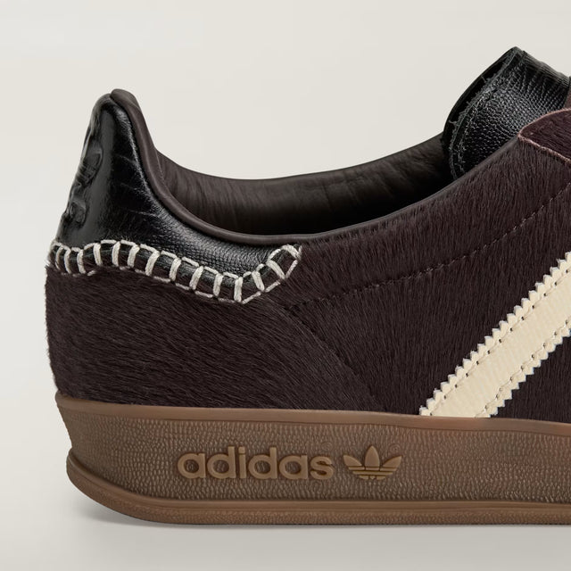 Wales Bonner x adidas Gazelle Pony - Aurora Coffee/Wonder White/Core Black-Preorder Item-Navy Selected Shop