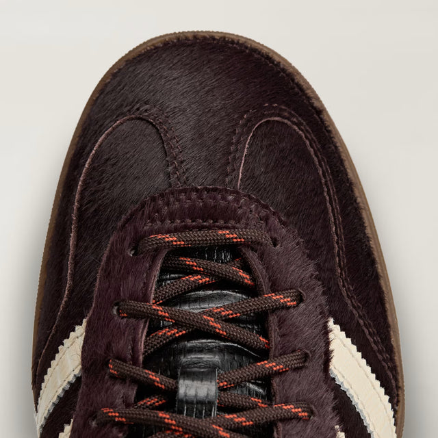 Wales Bonner x adidas Gazelle Pony - Aurora Coffee/Wonder White/Core Black-Preorder Item-Navy Selected Shop
