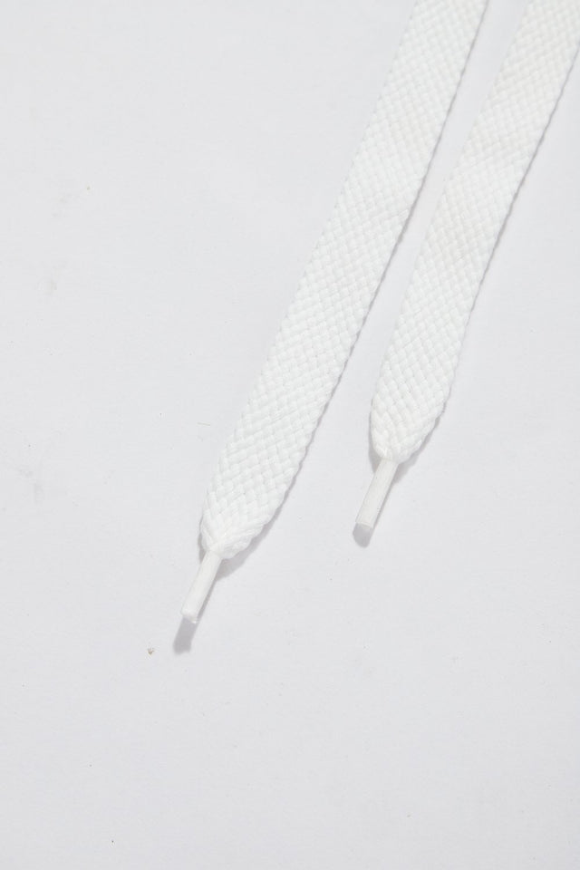 Lacraft Maison 白色棉質鞋帶 - White"Made in Japan"-Shoelaces-Navy Selected Shop