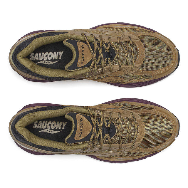 Saucony Progrid Omni 9 - Brown/Wine-Preorder Item-Navy Selected Shop