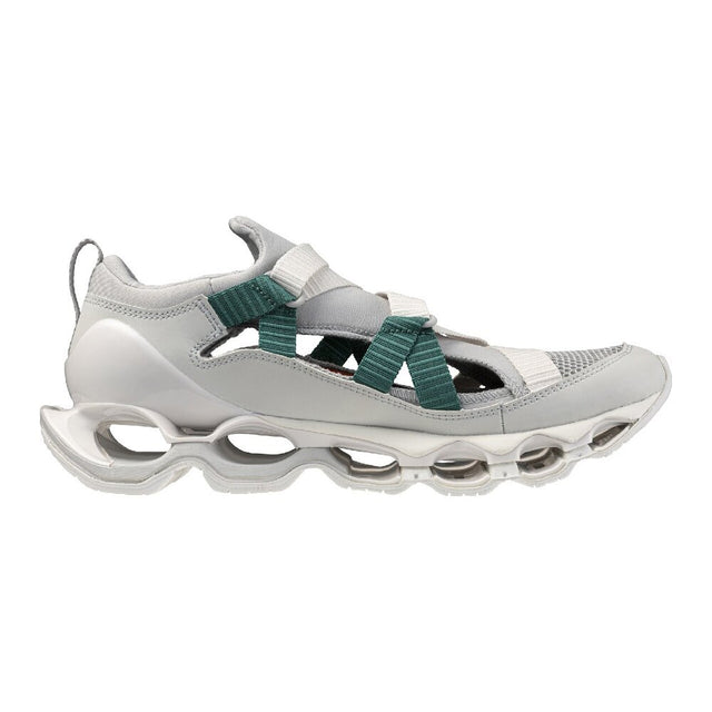 Mizuno Wave Prophecy Strap - Light Gray/Green-Preorder Item-Navy Selected Shop