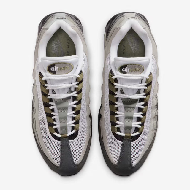 Nike WMNS Air Max 95 Big Bubble - Black/White/Reflect Silver/Medium Olive-Preorder Item-Navy Selected Shop
