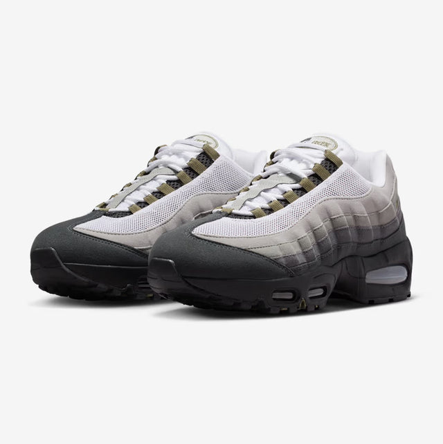 Nike WMNS Air Max 95 Big Bubble - Black/White/Reflect Silver/Medium Olive-Preorder Item-Navy Selected Shop
