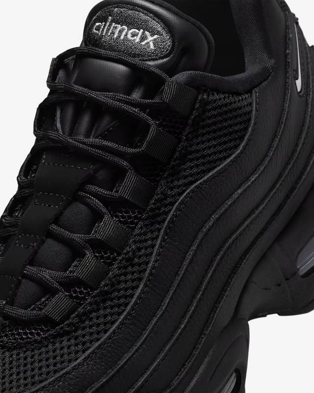 Nike WMNS Air Max 95 Big Bubble - Black/Anthracite/Smoke Grey/Metallic Pewter-Preorder Item-Navy Selected Shop