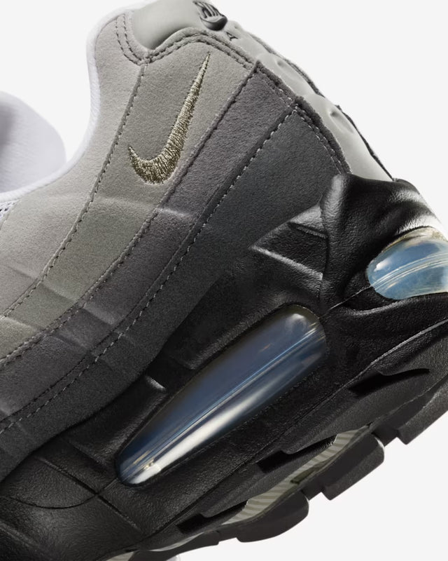 Nike WMNS Air Max 95 Big Bubble - Black/White/Reflect Silver/Medium Olive-Preorder Item-Navy Selected Shop