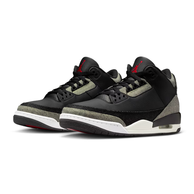 Levi's® x Nike Air Jordan 3 SP - Denim/Black/Gym Red-Preorder Item-Navy Selected Shop