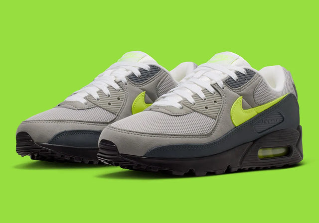 Nike Air Max 90 - Black/Anthracite/Light Charcoal/Neon Yellow-Preorder Item-Navy Selected Shop