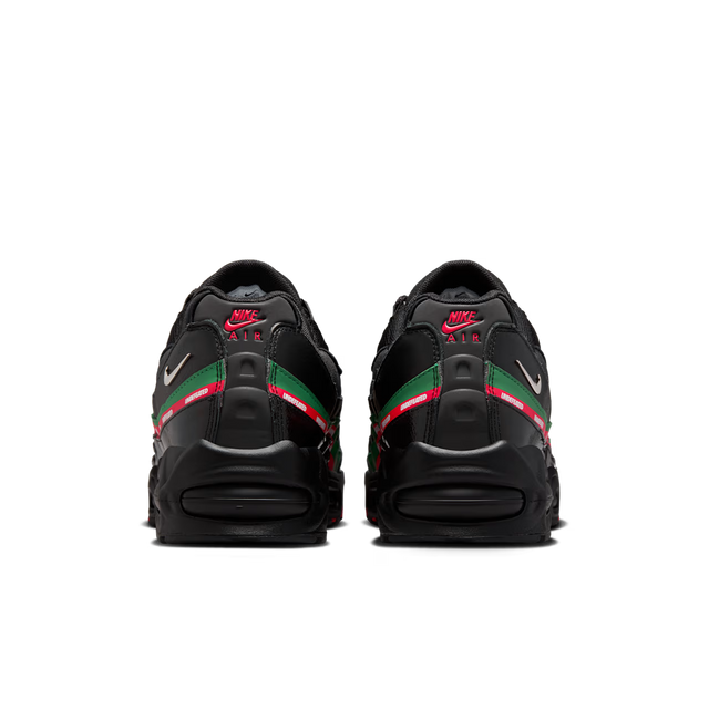 UNDEFEATED x Nike Air Max 95 SP - Black/Metallic Silver/Gorge Green/Sport Red