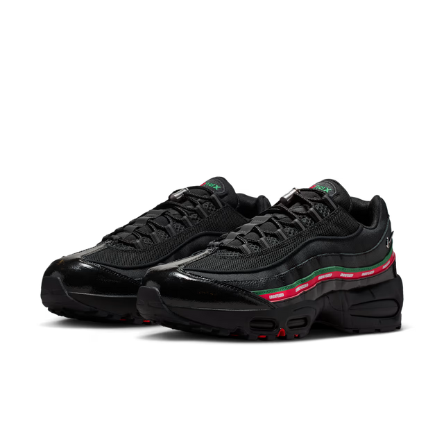 UNDEFEATED x Nike Air Max 95 SP - Black/Metallic Silver/Gorge Green/Sport Red
